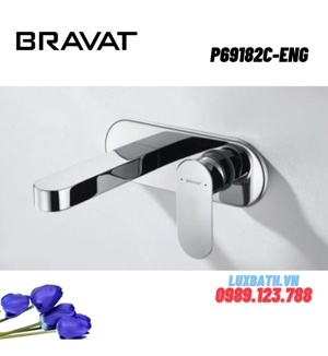 Vòi chậu âm tường cao cấp Bravat P69182C-ENG