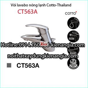 Vòi chậu gật gù nóng lạnh Cotto CT563A