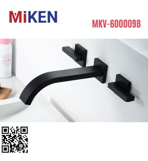 Vòi chậu lavabo âm tường Miken MKV-600009B