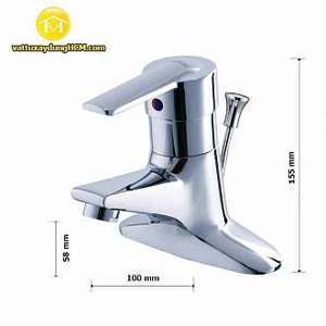 Vòi chậu lavabo Caesar B372C nóng lạnh