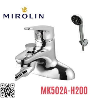 Vòi chậu lavabo liền sen Mirolin MK502A-H200