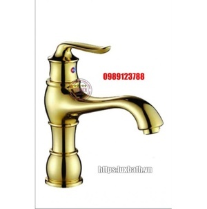 Vòi chậu lavabo mạ vàng Royal Join RA-9236