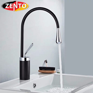 Vòi chậu Lavabo nóng lạnh Art Black ZT2185