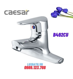 Vòi chậu lavabo nóng lạnh Caesar B492CU