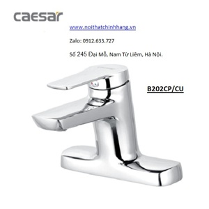 Vòi chậu lavabo nóng lạnh Caesar B202CP-CU