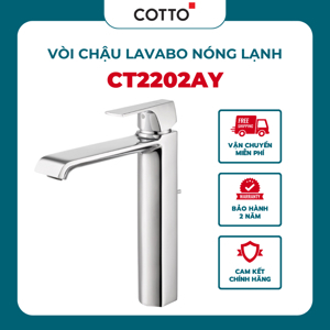 Vòi chậu lavabo nóng lạnh COTTO CT2202AY