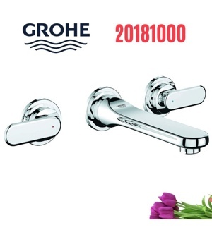 Vòi chậu lavabo nóng lạnh gắn tường Grohe 20181000