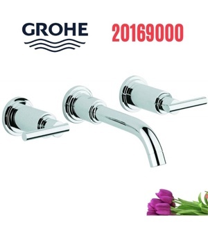 Vòi chậu lavabo nóng lạnh gắn tường Grohe 20169000