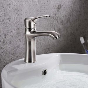 Vòi chậu lavabo nóng lạnh inox304 Zento SUS3302