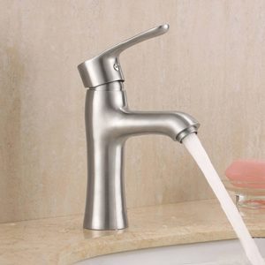 Vòi chậu lavabo nóng lạnh inox304 Zento SUS3301