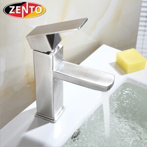 Vòi chậu lavabo nóng lạnh inox 304 Zento SUS3324