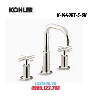 Vòi chậu lavabo nóng lạnh Kohler K-14406T-3-SN