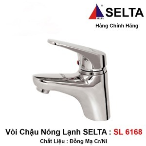 Vòi chậu lavabo nóng lạnh Selta SL-2-6168