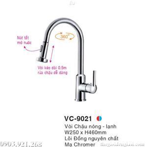 Vòi chậu nóng lạnh Euroto VL-9021