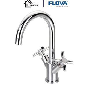 Vòi chậu rửa mặt 2 tay cầm Flova FH 8217C-617