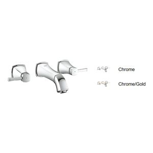 Vòi chậu rửa mặt Grohe 20414000 âm tường 3 chân