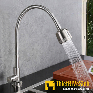 Vòi chén lạnh cần mềm inox304 Navier NV-220