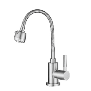 Vòi chén nóng lạnh cần mềm inox304 Navier NV-210