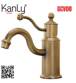 Vòi lavabo bằng đồng Kanly GCV08