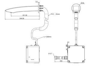 Vòi lavabo cảm ứng American Standard WF-8508