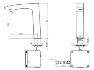 Vòi lavabo cảm ứng American Standard WF-8507