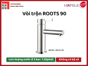 Vòi Lavabo Hafele Roots 70 495.61.143