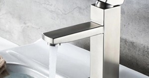 Vòi lavabo inox mờ Dakoshi I203