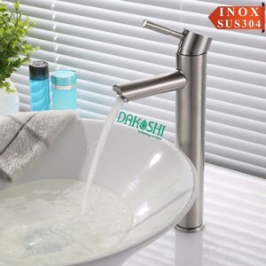 Vòi lavabo inox mờ Dakoshi I207