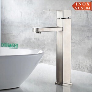 Vòi lavabo inox mờ Dakoshi I208