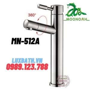 Vòi lavabo inox SUS 304 Moonoah MN-512A