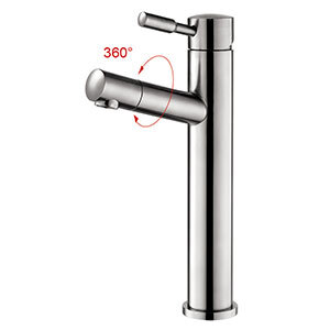 Vòi lavabo inox SUS 304 Moonoah MN-512A