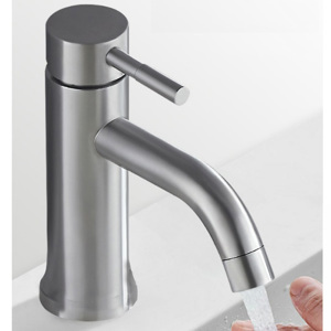 Vòi lavabo lạnh inox304 SUS2124 (D42mm)