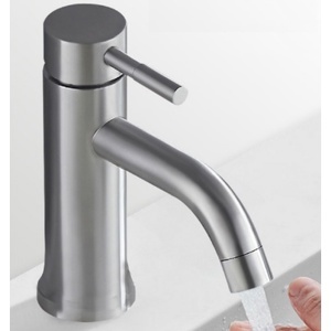 Vòi lavabo lạnh inox304 SUS2124 (D42mm)