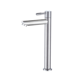 Vòi lavabo lạnh ống điếu tròn inox304 Navier NV-720L (30cm)