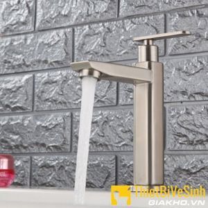 Vòi lavabo lạnh thân vuông Inox 304 Navier NV-618