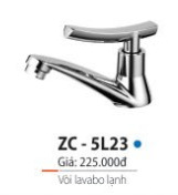 Vòi lavabo lạnh Zico ZC-5L23