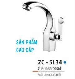 Vòi lavabo lạnh Zico ZC-5L34