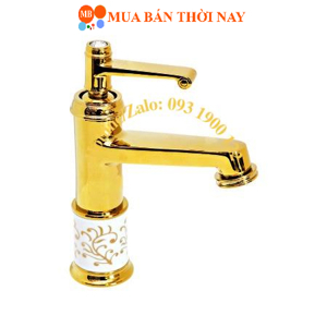 Vòi lavabo mạ vàng Everest MV17