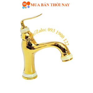 Vòi lavabo mạ vàng Everest MV28