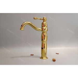 Vòi lavabo mạ vàng Everest MV26