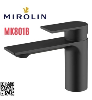 Vòi lavabo nóng lạnh 1 lỗ Hàn Quốc Mirolin MK801B