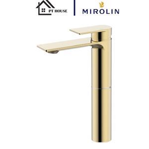 Vòi lavabo nóng lạnh 1 lỗ thân cao Hàn Quốc Mirolin MK801HG