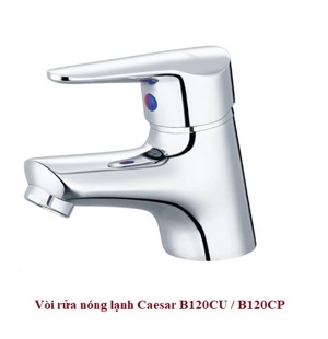 Vòi lavabo nóng lạnh Caesar B120CP