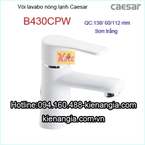 Vòi lavabo nóng lạnh Caesar B430CPW