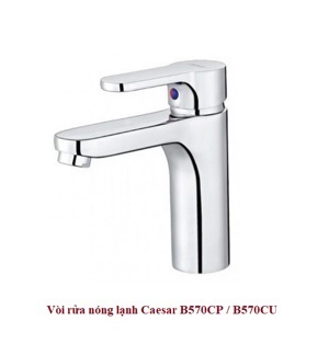 Vòi lavabo nóng lạnh caesar BT570CU