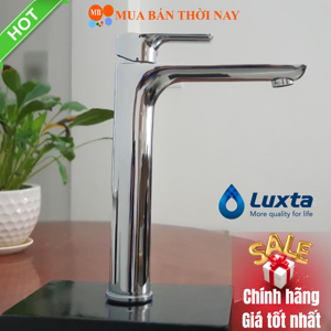 Vòi lavabo nóng lạnh cổ cao Luxta L1220B