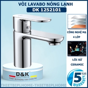 Vòi lavabo nóng lạnh D&K DK1252101