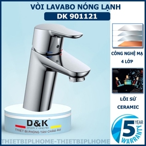 Vòi lavabo nóng lạnh D&K DK901121