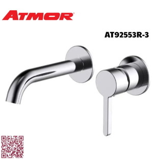 Vòi Lavabo nóng lạnh gắn tường Atmor AT92553R-3