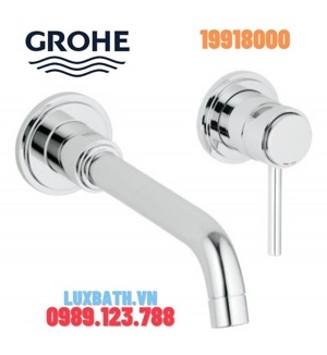 Vòi lavabo nóng lạnh gắn tường Grohe 19918000